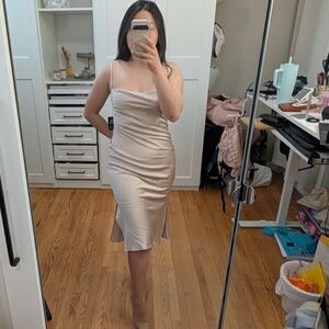 Express Silky Slip Dress